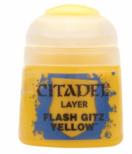 5011921026647:シタデルカラー レイヤー フラッシュ・ギッツ・イエロー Flash Gitz Yellow 22-02【新品】 フィギュア塗料 ゲームズワー…