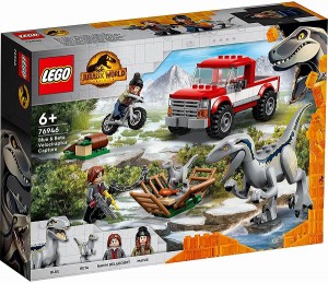 5702016913521:レゴ ジュラシックワールド ヴェロキラプトルをおびき出せ：ブルーとベータ 76946【新品】 LEGO　知育玩具