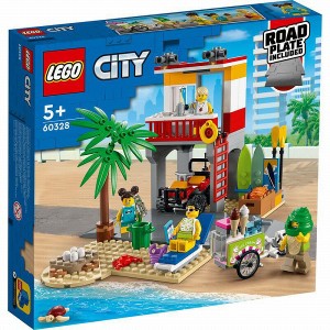 5702017161587:レゴ シティ ライフガード本部 60328【新品】 LEGO　知育玩具