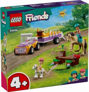 5702017568782:レゴ フレンズ ポニーと馬のトレーラー 42634【新品】 LEGO Friends　知育玩具