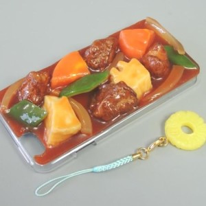 日本職人が作る  食品サンプル iPhone6ケース　酢豚　IP-611