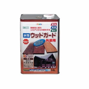 アサヒペン 水性ウッドガード外部用 パイン 14L