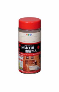 アサヒペン 油性木工用着色ニス 300ML マホガニー