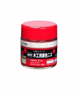 アサヒペン 油性木工用着色ニス 100ML ライトオーク