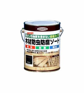 アサヒペン 木材防虫防腐ソート 1L ブラウン