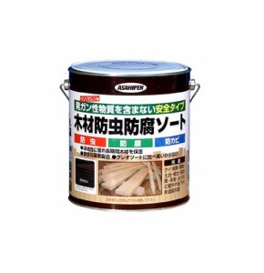 アサヒペン 木材防虫防腐ソート 2.5L ブラウン