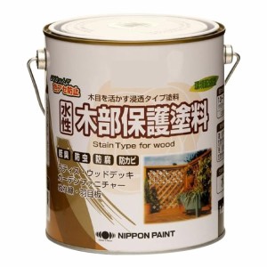 ニッペ　ホームペイント　水性木部保護塗料　1.6L　09・ウォルナット
