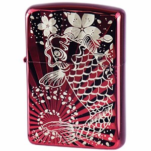 ZIPPO(ジッポ) オイルライター NO162 アーマー 鯉桜 レッド 162KS-RD