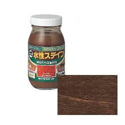 ロックペイント ロック水性ステイン(H51) つやなし ウォルナット 300ml