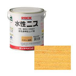 ロックペイント ロック水性ニス クリヤー 100ml （H75-0150）