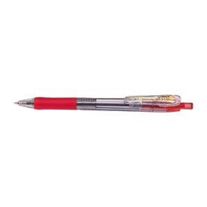 （まとめ買い）ゼブラ タプリクリップボールペン1.0 赤 BNB5-R 00050768 〔10本セット〕