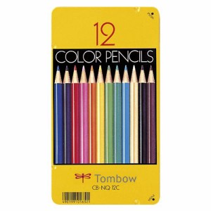 （まとめ買い）トンボ鉛筆 色鉛筆 12色NQ CB-NQ12C 00019372 〔×3〕