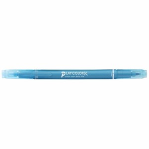 （まとめ買い）トンボ鉛筆 プレイカラーK サックスブルー WS-PK83 00203826 〔10本セット〕