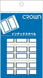 （まとめ買い）クラウン クラウンアドインデックス 青枠 CR-ID1-BL 00071279 〔×10〕