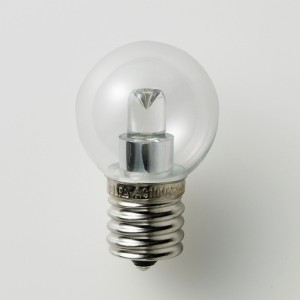（まとめ買い）ELPA LED電球G30形E17 LDG1CL-G-E17-G246 〔×3〕