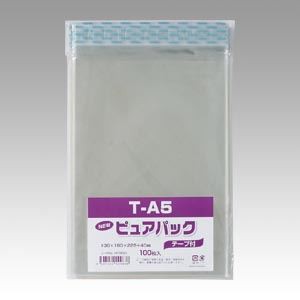 （まとめ買い）シモジマ Nピュアパック T-A5 100枚 006798323 00071782 〔×5〕