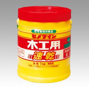 （まとめ買い）セメダイン 木工用速乾 水性ポリ1kg〔業〕 AE-284 00067742 〔3個セット〕