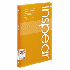 （まとめ買い）マルマン B5ファイルノート インスピア オレンジ F017-09 ｵﾚﾝｼﾞ 00015122 〔5冊セット〕