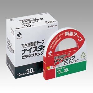 （まとめ買い）ニチバン ナイスタック ビジネスパック(5個入) NWBP-10 00071079 〔×3〕