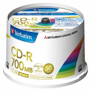（まとめ買い）三菱化学メディア PC DATA用 CD-R SR80FP50V2 00011895 〔×3〕