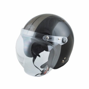 TNK工業 スピードピット ヘルメット XX-606 ブラック/ガンメタ XXL(62-64cm未満) 51136