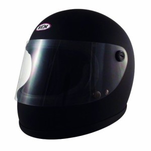 TNK工業 スピードピット ヴィンテージスタイル フルフェイスヘルメット B60 フリーサイズ マッドブラック 51180