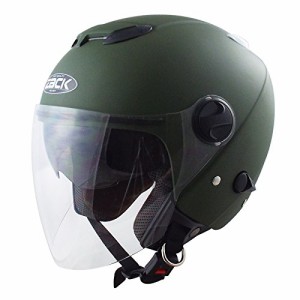 TNK工業 スピードピット ZJ-3 ZACKジェットヘルメット ハーフマッドカーキ (58-60未満) 51217.0