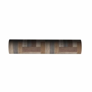 貼ってはがせる!床用　リノベシート ロール物(一反)　ブラウン(ペンキ組み木)　90cm幅×20m巻　REN-01R