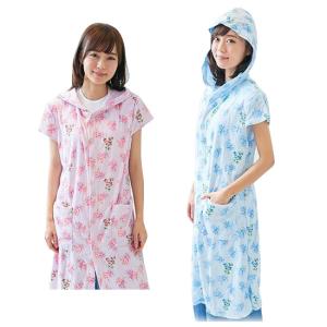 ゆったりニットのホームワンピース 半袖 ブルーの通販はwowma ワウマ フジックス 商品ロットナンバー