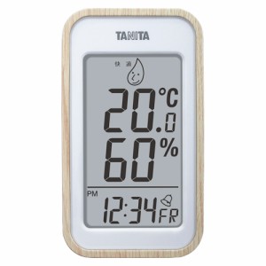 タニタ デジタル温湿度計 ナチュラル TT-572NA