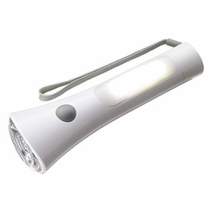 （まとめ買い）東芝 LED懐中電灯 LEDランタン付き KFL-304L(W) 〔3個セット〕