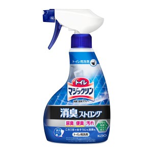 （まとめ買い）花王 トイレマジックリン 消臭・洗浄スプレー 消臭ストロング トイレ用洗剤 400ml 311856 〔×5〕