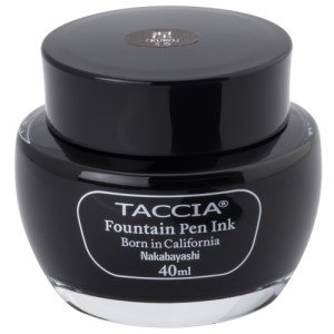 ナカバヤシ TACCIA 万年筆用インク すなおいろ インク 40ml くろ TFPI-WD40-01