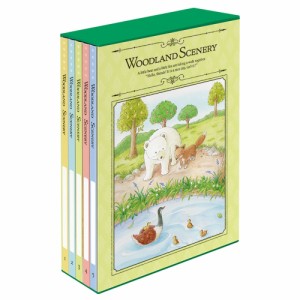 ナカバヤシ 5冊BOXポケットアルバム L判3段480枚 ウッドランドシーナリー 5PL-480-1