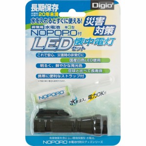 ナカバヤシ Digio2 水電池 NOPOPO LED懐中電灯セット NWP-LED-D