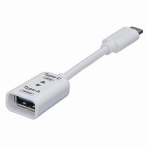 ナカバヤシ USB3.1Gen1 A-C変換ケーブル 10cmホワイト ZUH-CAR301W