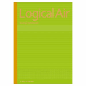 （まとめ買い）ナカバヤシ ロジカル・エアーノート B5 B罫 30枚 グリーン ノ-B546B-G 〔10冊セット〕