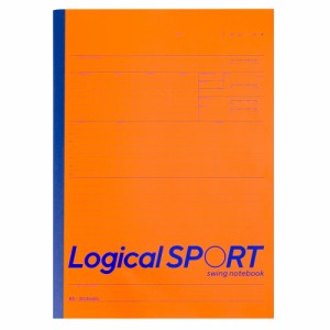 【メール便発送】ナカバヤシ ロジカル・スポーツノート B5 30枚 オレンジ ノ-B590AOR