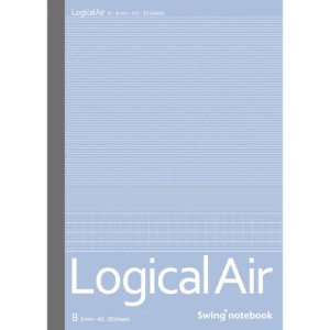 【メール便発送】ナカバヤシ ロジカル・エアーノート B罫 A5 30枚 ノ-A514B