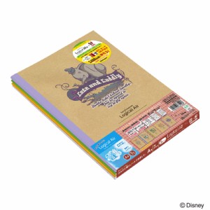 【メール便発送】ナカバヤシ ロジカル・エアーノート セミB5 ディズニークラシックス A罫 30枚 5冊パック NCLB501A-5P