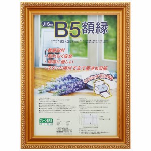 （まとめ買い）ナカバヤシ 樹脂製賞状額 金ケシ B5 フ-KWP-31 〔×3〕
