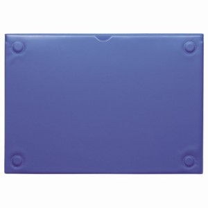 （まとめ買い）ライオン事務器 マグネットカードケース A4 ブルー MCC-A4 B 264-51 〔×3〕