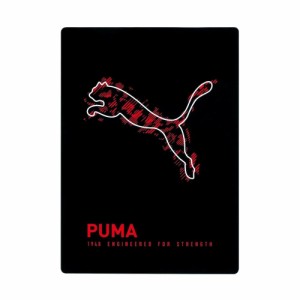 （まとめ買い）クツワ PUMA(プーマ) 下敷 B5 ブラック(赤ロゴ) PM444BK 〔10枚セット〕