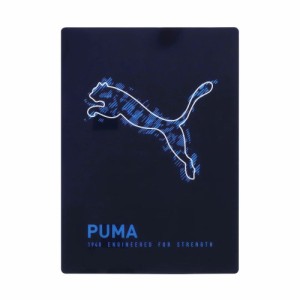 （まとめ買い）クツワ PUMA(プーマ) 下敷 B5 ネイビー(青ロゴ) PM444NB 〔10枚セット〕