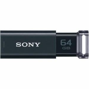 SONY USBメモリー USB3.0対応 64GB ブラック ポケットビット Uシリーズ USM64GUB