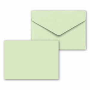 （まとめ買い）ササガワ メッセージカード用袋 ミニ封筒 グリーン 20枚入 16-939 〔×5〕