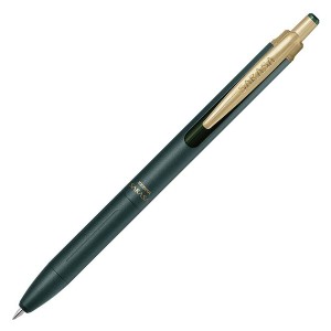 【メール便発送】ゼブラ ノック式ジェルボールペン サラサグランド0.3 0.3mm グリーンブラック P-JJH57-VGB