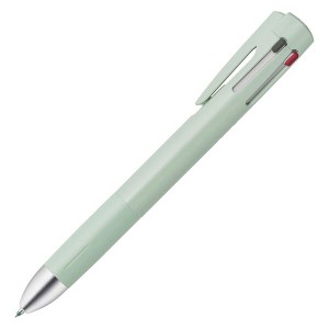 （まとめ買い）ゼブラ 多機能ペン ブレン4+S 4色+シャープ 0.7mm ミントグリーン B4SA88-MG 〔3本セット〕