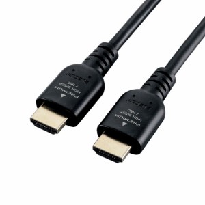 エレコム ハイスピードHDMIケーブル 2.0m PremiumHDMI イーサネット/4K Ultra HD/3D/オーディオリターン ブラック DH-HDPS14E20BK