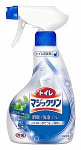 （まとめ買い）花王 トイレマジックリン 消臭・洗浄スプレー ミントの香り 本体 380ml 〔5枚セット〕